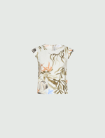 Top smanicato in cotone stretch Marella MLLAFFINE - immagine 5
