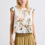 Top smanicato in cotone stretch Marella MLLAFFINE