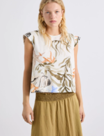 Top smanicato in cotone stretch Marella MLLAFFINE