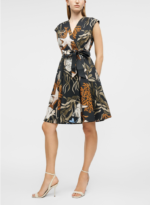 Abito in popeline di cotone stretch Marella MLLFILO - immagine 4