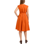 Abito a portafoglio in popeline con cintura Marella MLLFILO1 - immagine 2