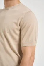 T-shirt in cotone Diktat 036 sabbia - immagine 5