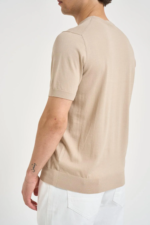 T-shirt in cotone Diktat 036 sabbia - immagine 4