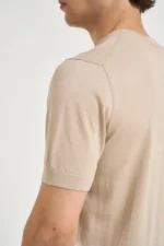 T-shirt in cotone Diktat 036 sabbia - immagine 3