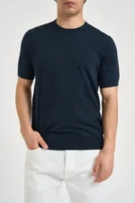 T-shirt in cotone Diktat 036 blu