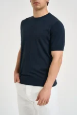 T-shirt in cotone Diktat 036 blu - immagine 2