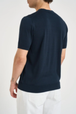 T-shirt in cotone Diktat 036 blu - immagine 4