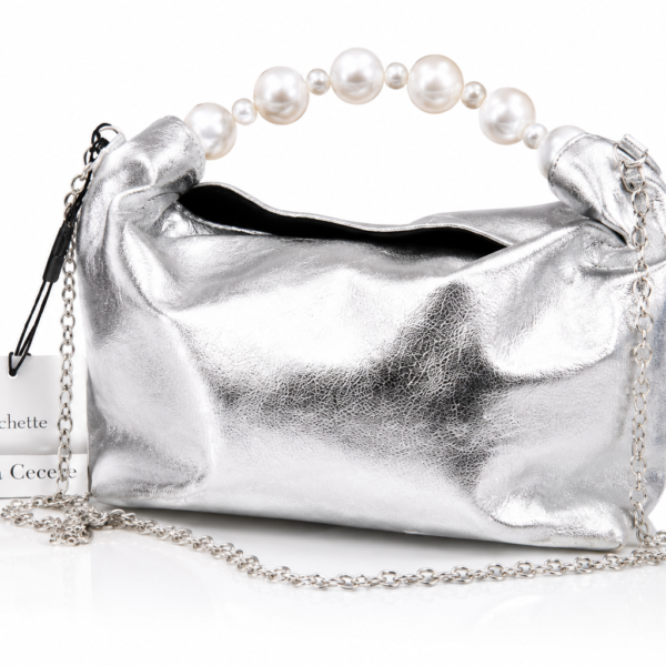 borsa con manico di perle e tracolla Anna Cecere ACD 085