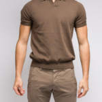 Polo in cotone Diktat 008 moro