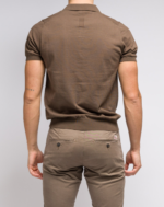 Polo in cotone Diktat 008 moro - immagine 3