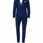 Abito smoking con panciotto da cerimonia Pal Zileri blu royal
