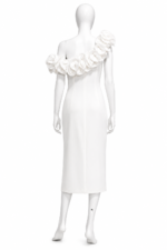 Abito midi elegante con scollo bardot Sonia Pena - immagine 4