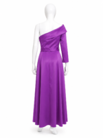 Abito midi elegante monospalla Sonia Pena - immagine 3
