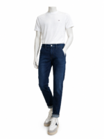 Jeans in denim blu tasca a filo Siviglia
