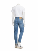 Jeans in denim blu chiaro tasca a filo Siviglia - immagine 2