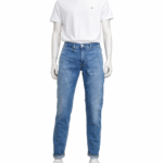 Jeans in denim blu chiaro tasca a filo Siviglia