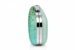 Clutch gioiello rigida con strass e cristalli Anna Cecere ACD 02 - immagine 7