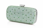 Clutch gioiello rigida con strass e cristalli Anna Cecere ACD 02 - immagine 6