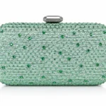 Clutch gioiello rigida con strass e cristalli Anna Cecere ACD 02