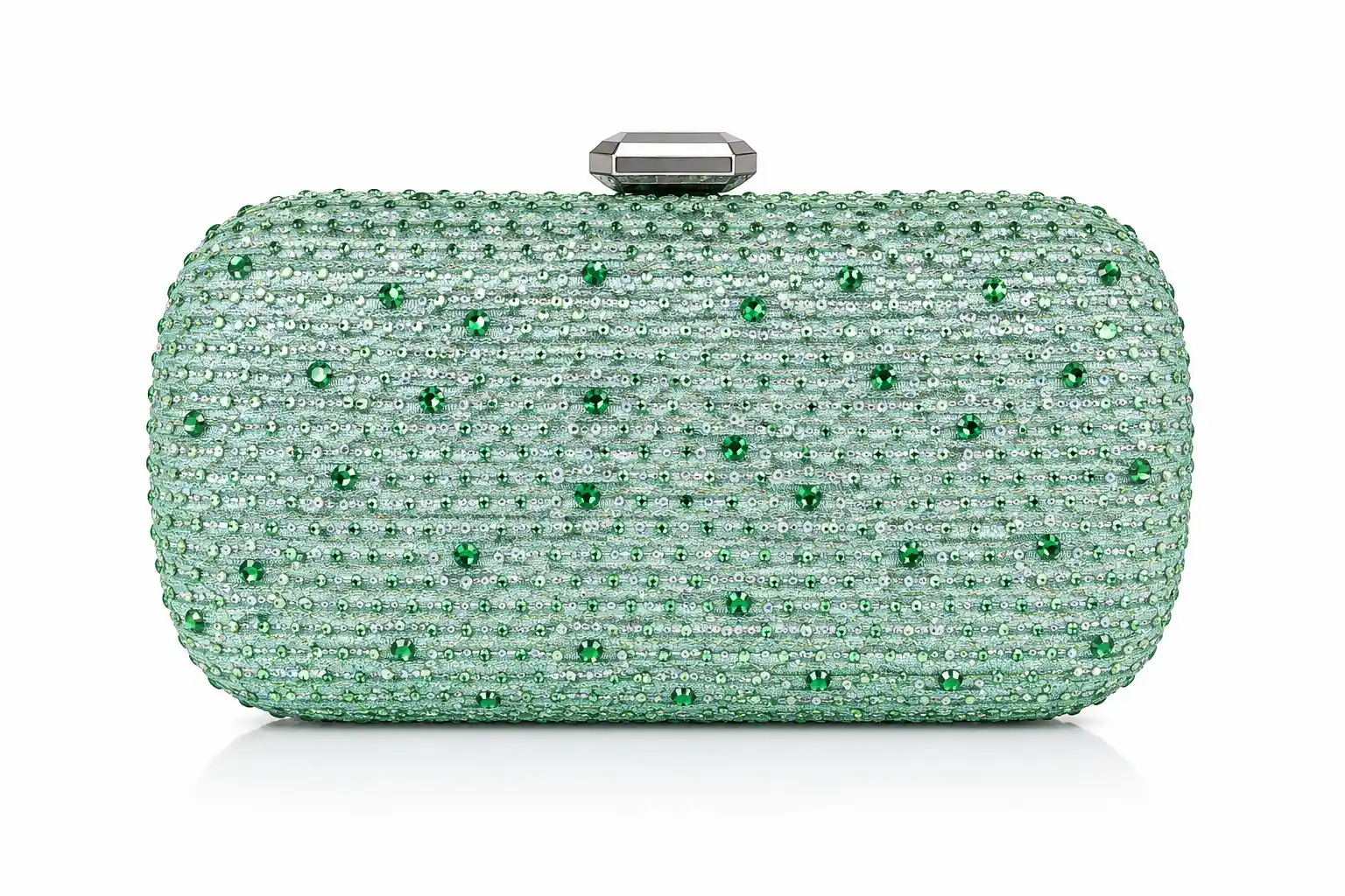 ChatGPT Image 24 giu 2026, 12_22_18 Clutch gioiello rigida con strass e cristalli Anna Cecere ACD 02 - immagine 1