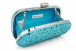 Clutch gioiello rigida con strass e cristalli Anna Cecere ACD 02 - immagine 5