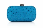 Clutch gioiello rigida con strass e cristalli Anna Cecere ACD 02 - immagine 2