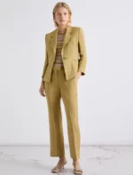 Pantalone flare in lino Marella MLLACCIAIO1