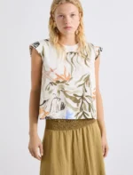 Top smanicato in cotone stretch Marella MLLAFFINE