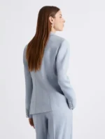 Blazer in chevron di misto lino Marella MLLBUSSOLA - immagine 3