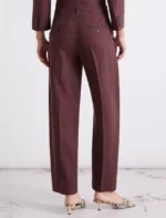 Chino in tela di lino Marella MLLFRAGOLA - immagine 2