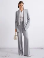 Pantalone dritto in tela stretch malfilé Marella MLLGIUNCHI - immagine 4