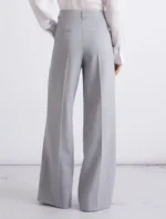 Pantalone dritto in tela stretch malfilé Marella MLLGIUNCHI - immagine 3