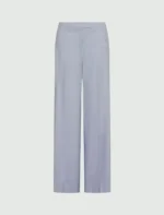 Pantalone palazzo in chevron di lino e viscosa Marella MLLODINO - immagine 5
