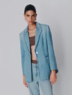Blazer in denim chiaro Marella MLSFURETTO - immagine 5