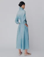 Chemisier lungo in denim fluido Marella MLSGIAMBO - immagine 3