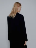 Blazer senza collo in envers satin Marella MLTEFFIGE - immagine 6