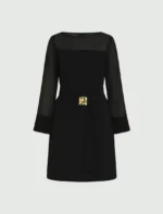 Abito con cintura in envers satin e georgette Marella MLTLACUNA - immagine 6