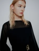 Abito con cintura in envers satin e georgette Marella MLTLACUNA - immagine 2
