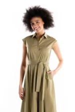 Chemisier in cotone stretch Marella MLLPADANA1 - immagine 6