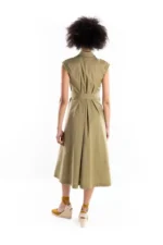 Chemisier in cotone stretch Marella MLLPADANA1 - immagine 4