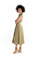 Chemisier in cotone stretch Marella MLLPADANA1 - immagine 3