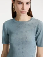 T-shirt in maglia con cristalli Marella MLLPACCHE - immagine 2