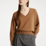 Maglia con collo a V in cashmere e lana Marella MLSEDITORE