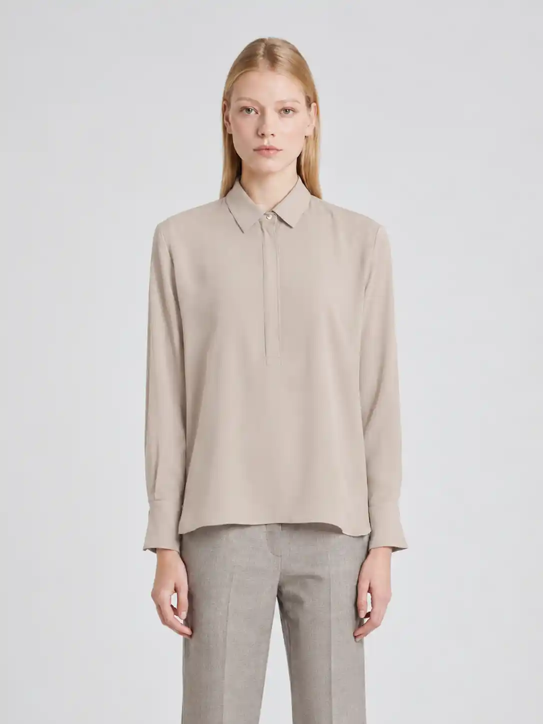 MLLBISSO copia Blusa in misto seta Marella MLLBISSO - immagine 1